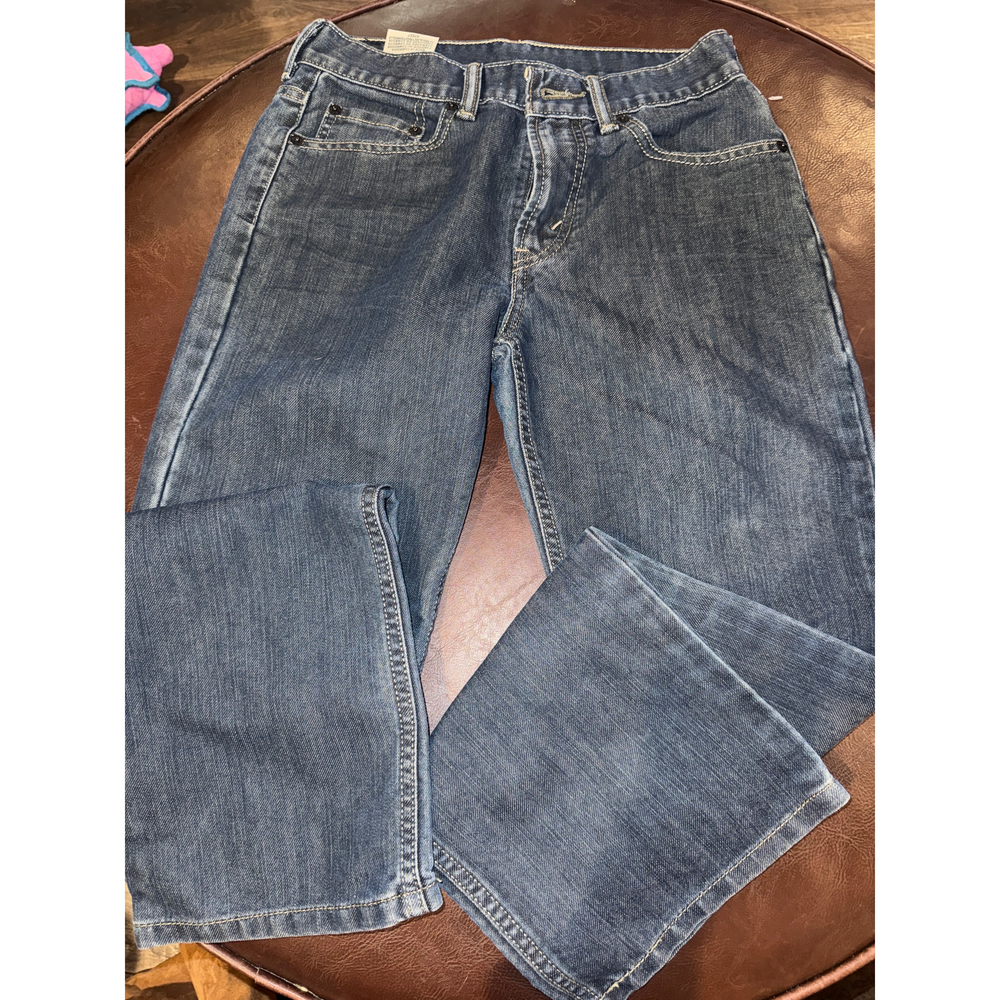 Levi's Levis 514 Slim Straight Denim Jeans Size 27x27 in Blue - Picture 2 of 5